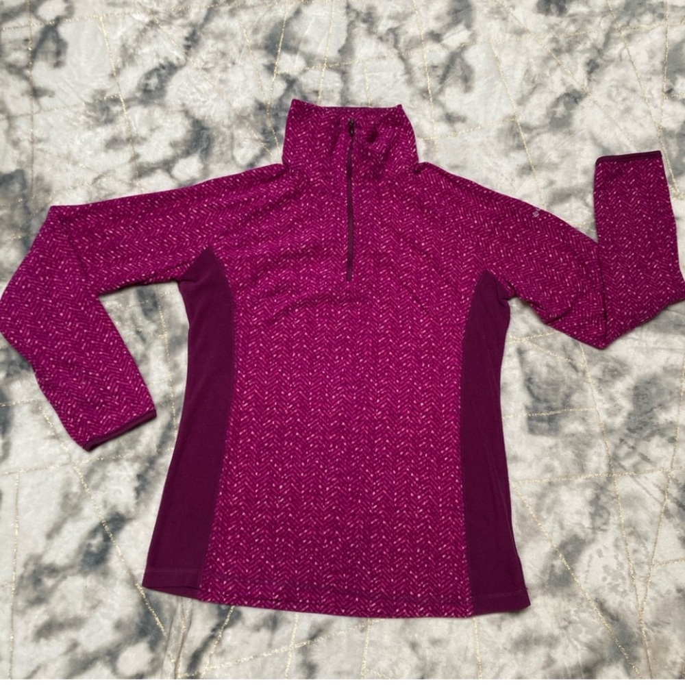Columbia Lightweight Half-Zip Fleece Slim Fit Women’s Size M (like a S) - EUC